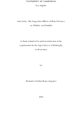 Cover page: Sent Away: The Long-Term Effects of Slum Clearance on Children and Families