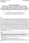 Cover page: Short Communication: Association of Vitamin D Insufficiency and Protective Tenofovir Diphosphate Concentrations with Bone Toxicity in Adolescent Boys and Young Men Using Tenofovir Disoproxil Fumarate/Emtricitabine for HIV Pre-Exposure Prophylaxis