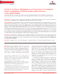 Cover page: Trends in Incidence, Management, and Outcomes of Cardiogenic Shock Complicating ST‐Elevation Myocardial Infarction in the United States