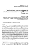 Cover page: Coenological and syntaxonomical analysis of the beech woodlands of the Laga Mountains (Central Italy)