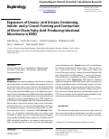 Cover page: Expansion of Urease- and Uricase-Containing, Indole- and p-Cresol-Forming and Contraction of Short-Chain Fatty Acid-Producing Intestinal Microbiota in ESRD