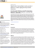 Cover page: Novel role of extracellular matrix protein 1 (ECM1) in cardiac aging and myocardial infarction