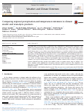 Cover page: Comparing regional precipitation and temperature extremes in climate model and reanalysis products