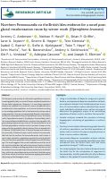 Cover page: Northern Fennoscandia via the British Isles: evidence for a novel post-glacial recolonization route by winter moth (Operophtera brumata)