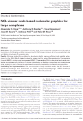 Cover page: NGL viewer: web-based molecular graphics for large complexes