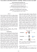 Cover page: On an effective and efficient method for exploiting “wisdom of crowds in one mind”