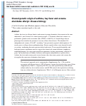 Cover page: Shared genetic origin of asthma, hay fever and eczema elucidates allergic disease biology