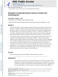 Cover page: Perception of opposite-direction motion in random dot kinematograms