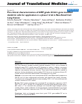 Cover page: Pre-clinical characterization of GMP grade CCL21-gene modified dendritic cells for application in a phase I trial in Non-Small Cell Lung Cancer