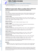 Cover page: Multilevel socioeconomic effects on quality of life in adolescent and young adult survivors of leukemia and lymphoma