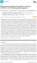 Cover page: Meaning and Attentional Guidance in Scenes: A Review of the Meaning Map Approach