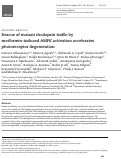 Cover page: Rescue of mutant rhodopsin traffic by metformin-induced AMPK activation accelerates photoreceptor degeneration.