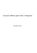 Cover page: Concerto Místico para Cello e Orquestra