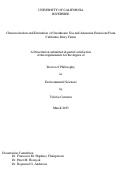 Cover page: Characterization and Estimation of Greenhouse Gas and Ammonia Emissions From California Dairy Farms