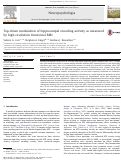 Cover page: Top-down modulation of hippocampal encoding activity as measured by high-resolution functional MRI