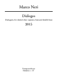 Cover page: Diálogos