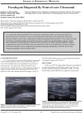 Cover page: Pseudogout Diagnosed By Point-of-care Ultrasound