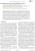 Cover page: Electrostatic forces in the Poisson-Boltzmann systems