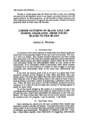 Cover page: Career Patterns of Black Yale Law School Graduates: From Young Blacks to Old Blues