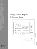 Cover page: Energy Analysis Program - 1993 Annual Report