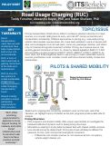 Cover page: Road Usage Charging (RUC)