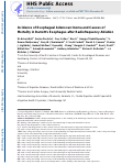 Cover page: Incidence of Esophageal Adenocarcinoma and Causes of Mortality After Radiofrequency Ablation of Barrett’s Esophagus