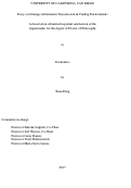 Cover page: Essay on Strategic Information Transmission in Trading Environments