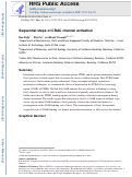 Cover page: Sequential Steps of CRAC Channel Activation