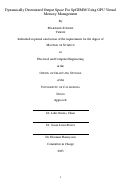 Cover page: Dynamically Determined Output Space For SpGEMM Using GPU Virtual Memory Management