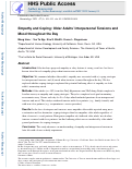 Cover page: Empathy and Coping: Older Adults’ Interpersonal Tensions and Mood throughout the Day