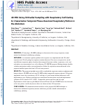 Cover page: Four‐dimensional MRI using three‐dimensional radial sampling with respiratory self‐gating to characterize temporal phase‐resolved respiratory motion in the abdomen