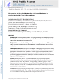 Cover page: Dispersion in the hospital network of shared patients is associated with less efficient care