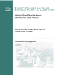 Cover page: Healthy Efficient New Gas Homes (HENGH) Field Study Protocol: