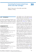 Cover page: Correcting the Convex Lateral Crura of the Lower Alar Cartilages