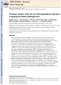 Cover page: Proteomic analysis of the role of S‐nitrosoglutathione reductase in lipopolysaccharide‐challenged mice