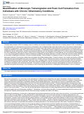 Cover page: Quantification of Monocyte Transmigration and Foam Cell Formation from Individuals with Chronic Inflammatory Conditions.