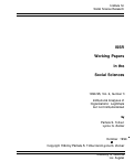 Cover page: Institutional Analyses of Organizations: Legitimate but not Institutionalized