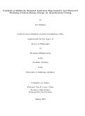 Cover page: Synthesis of Multiscale Transient Analytical, Experimental, and Numerical Modeling of Latent Energy Storage for Asynchronous Cooling