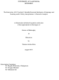 Cover page: The Interaction of L2 Teachers' Culturally Resonant Ideologies of Language and Teaching and L2 Policy Interpretation: A Narrative Analysis