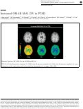 Cover page: Increased OMAR MA1 DV in PTSD