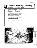 Cover page: A Collection of Complex Permittivity and Permeability Measurements