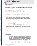 Cover page: Bilinguals on the garden-path: Individual differences in syntactic ambiguity resolution