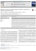 Cover page: High glucose-induced p53 phosphorylation contributes to impairment of endothelial antioxidant system