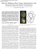 Cover page: Efficient Multilevel Brain Tumor Segmentation with Integrated Bayesian Model Classification