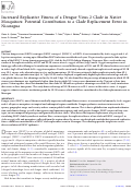 Cover page: Increased Replicative Fitness of a Dengue Virus 2 Clade in Native Mosquitoes: Potential Contribution to a Clade Replacement Event in Nicaragua