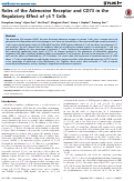 Cover page: Roles of the Adenosine Receptor and CD73 in the Regulatory Effect of γδ T Cells