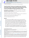 Cover page: Super-Resolution Fluorescence Imaging Reveals That Serine Incorporator Protein 5 Inhibits Human Immunodeficiency Virus Fusion by Disrupting Envelope Glycoprotein Clusters