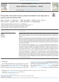 Cover page: Sex-specific associations between plasma interleukin-6 and depression in persons with and without HIV