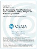 Cover page: Do Commodity Price Shocks Cause Armed Conflict? A Meta-Analysis of Natural Experiments