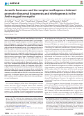 Cover page: Juvenile hormone and its receptor methoprene-tolerant promote ribosomal biogenesis and vitellogenesis in the Aedes aegypti mosquito